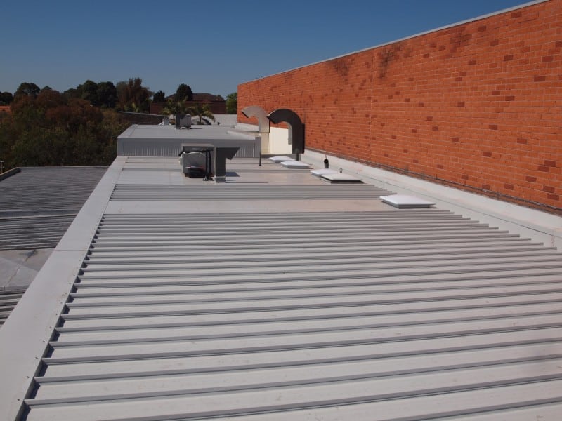 grey metal roof crows nest 2 Arrow Roofing